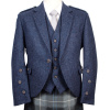 Braemar Style Lomond Blue Tweed Jacket & Vest