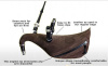 Gannaway Hide Pipe Bags with Zipper & Rubber Collars 