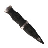 Safety Sgian Dubh with Ruby Stone 