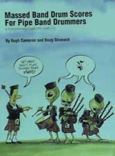 Massed Bands Drum Scores Book & CD - Cameron & Stronach 