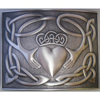 Claddagh Buckle - Antiqued