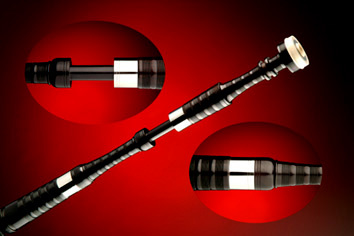 Naill DN0 Bagpipes with Wood Button Mounts & Nickel 