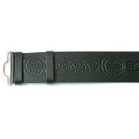 Glen Esk Zoomorphic Leather Velcro Kilt Belt