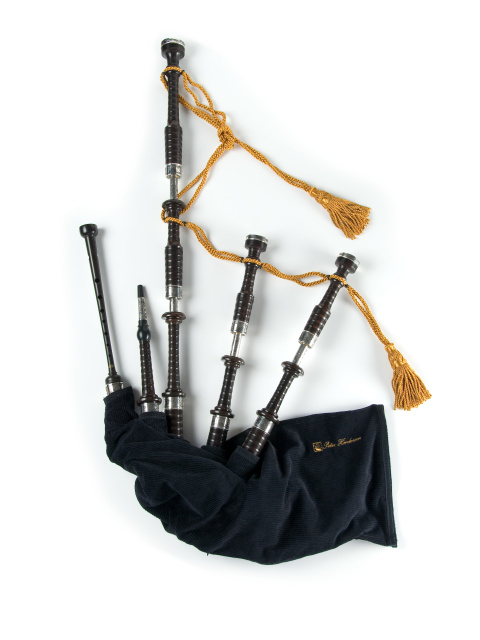Peter Henderson PH2 Bagpipes with Blackwood Mounts & Engraved Nickel - 3 Models